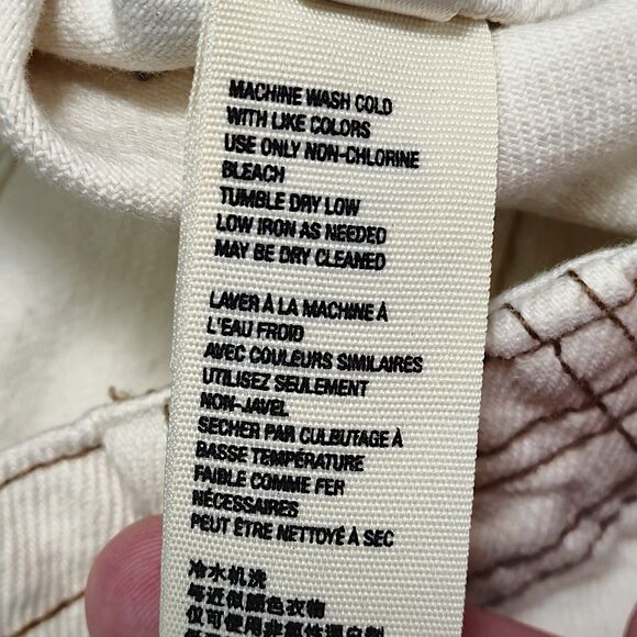 Anthropologie We The Free Women’s Shorts Coastal Casual Raw Hem Denim Size 25 - Picture 7 of 10